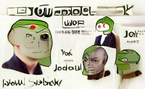 AI Generated Image of Wojak Character