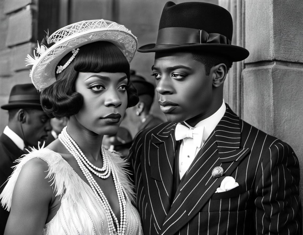 Harlem Renaissance Couple in the Cotton Club