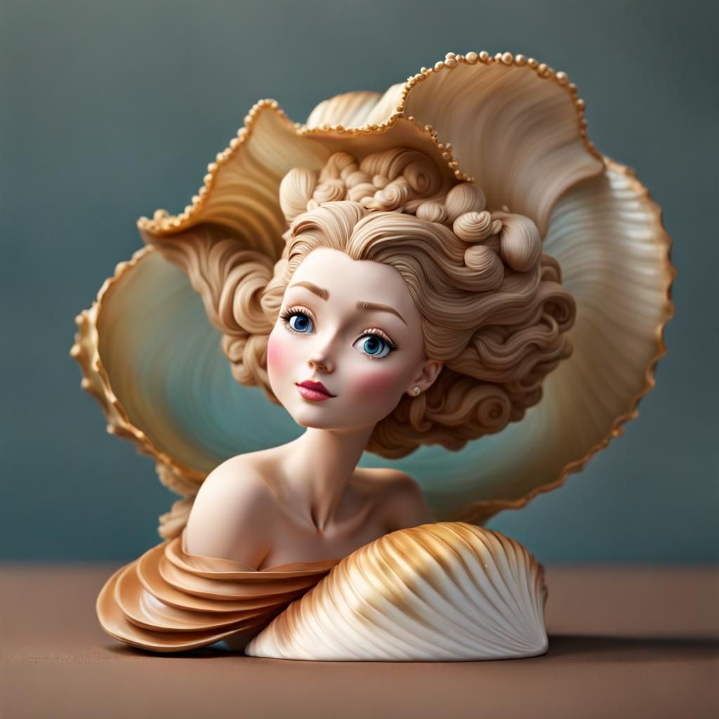 Venus emerges from the sea