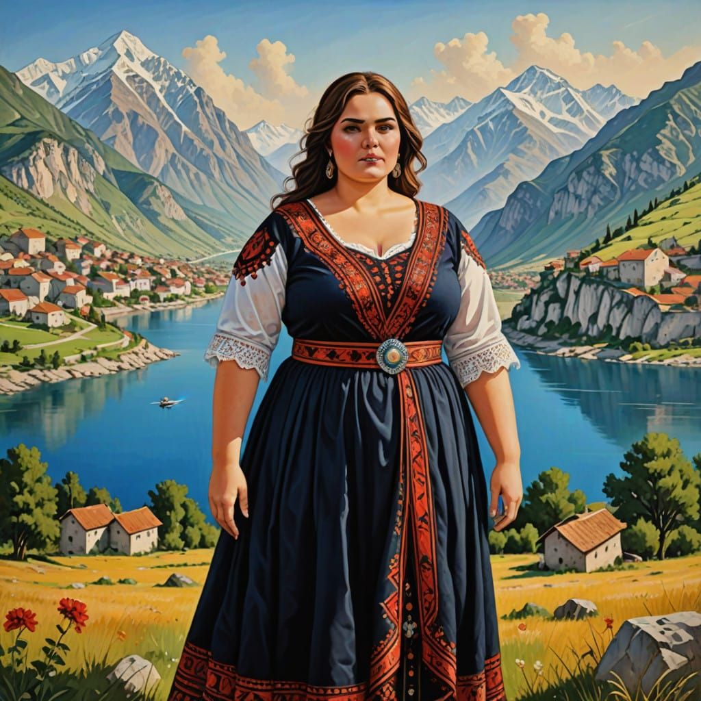 A Plump Portrait of Albanian Pride
