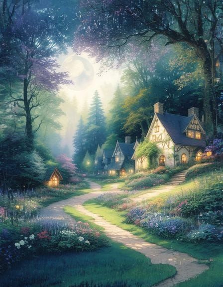 Cottagecore Villa Generated by AI