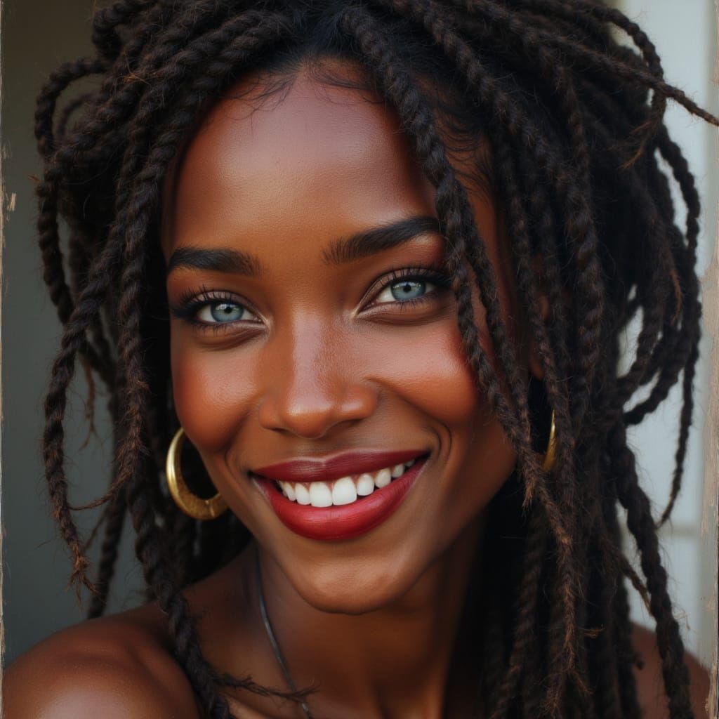 African Goddess Kelly Rowland in Studio Vogue Style