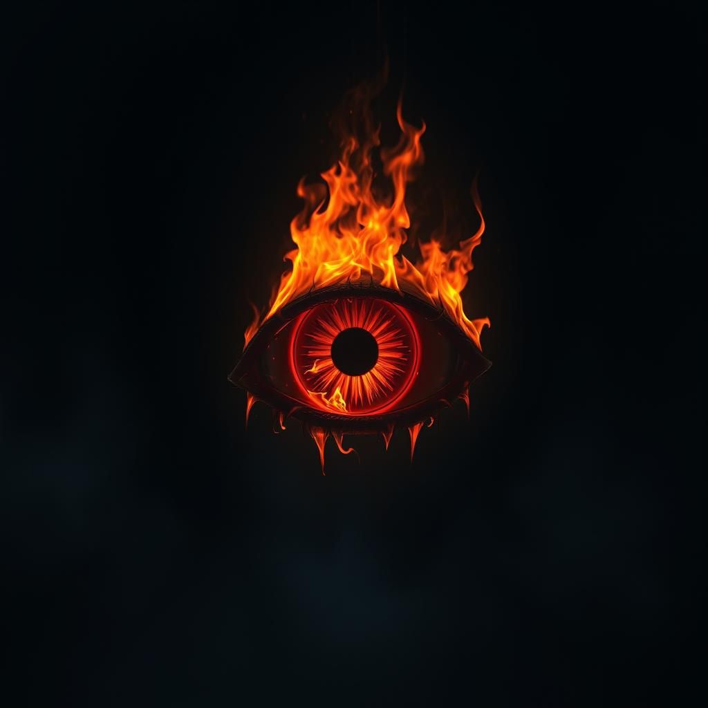 Blazing Eye in Dark Void, Gothic Surrealism