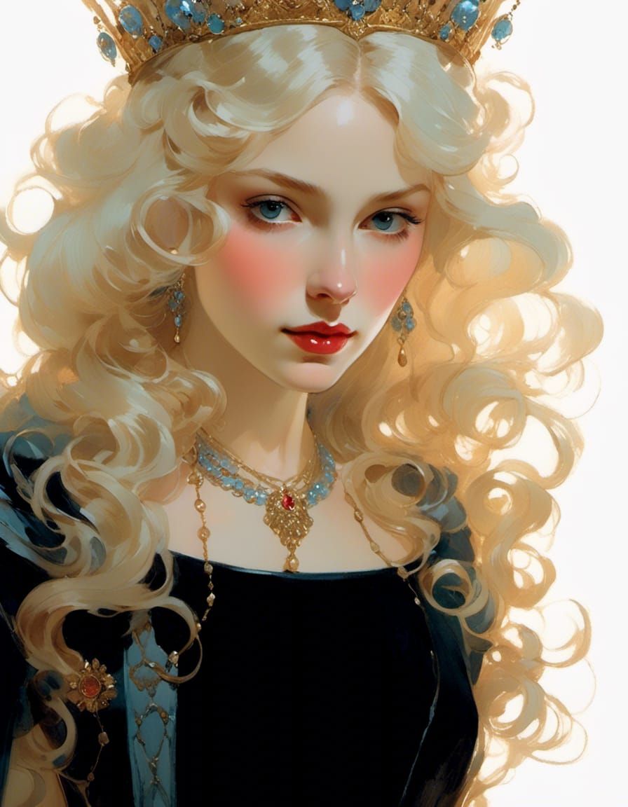 Ethereal Queen Tassa in Victorian Style