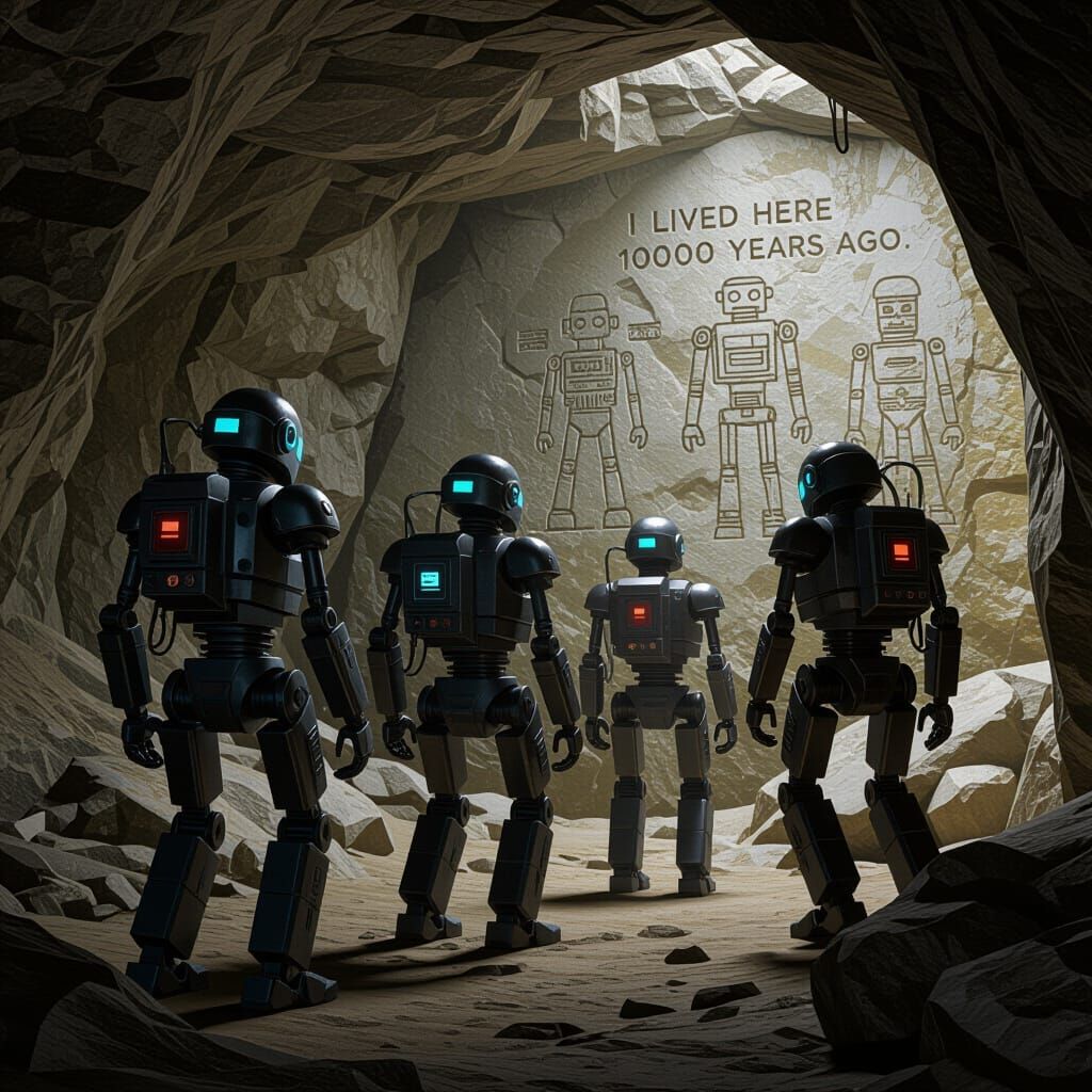 Robots Discover Ancient Cave Etchings
