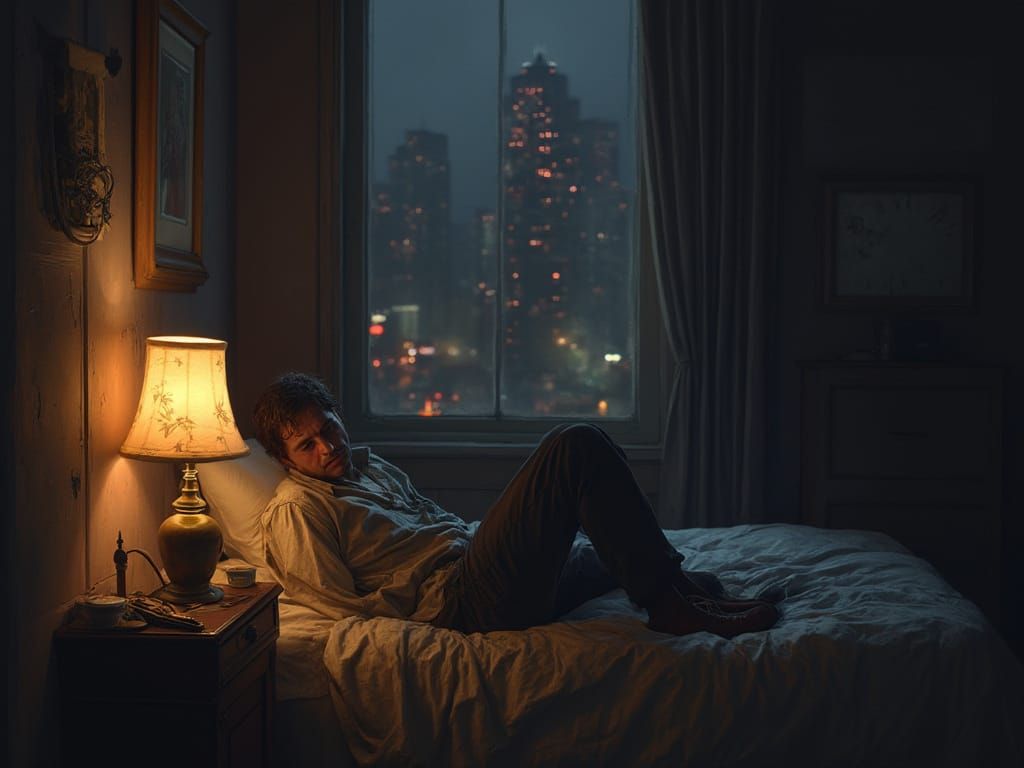 Somewhere in a lonely hotel room, there's a guy starting to ...