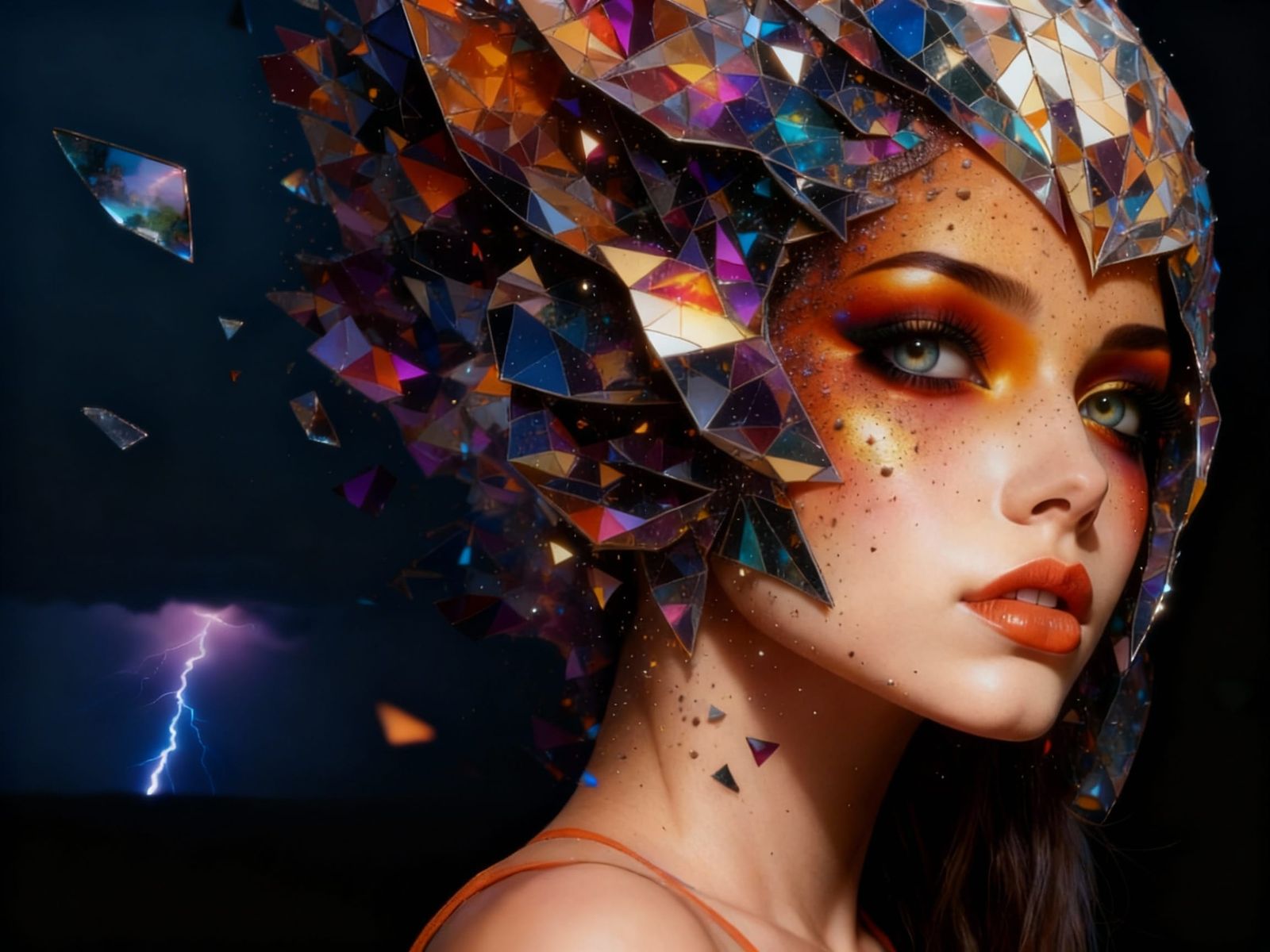 Dissolving Identity in a Shimmering Void