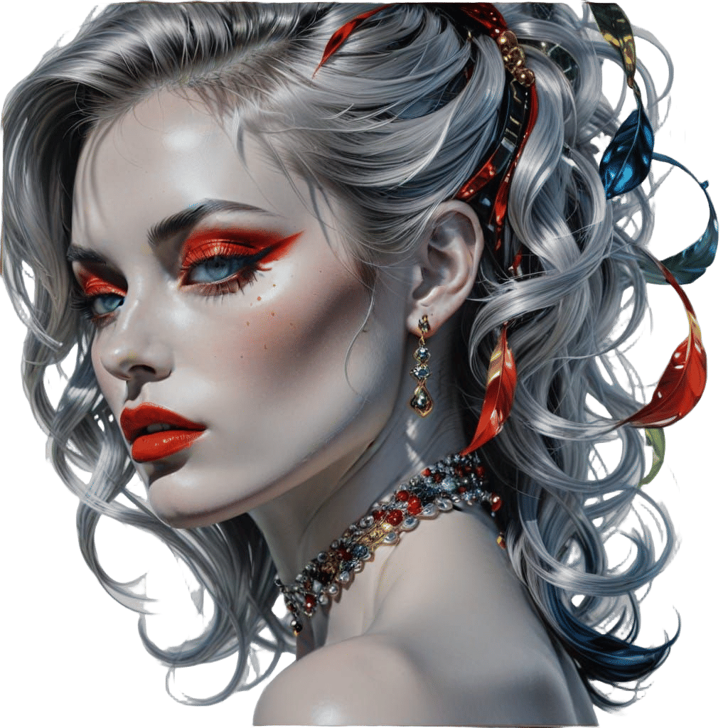 Sensuous, Flamboyant Oil Painting in Cinematic Style