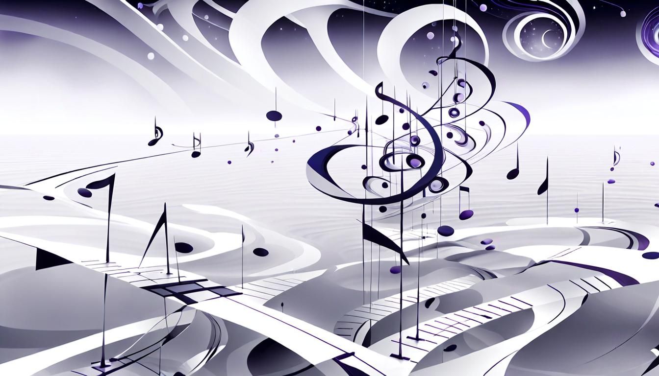 Experimental Graphic Score with Celestial Elements