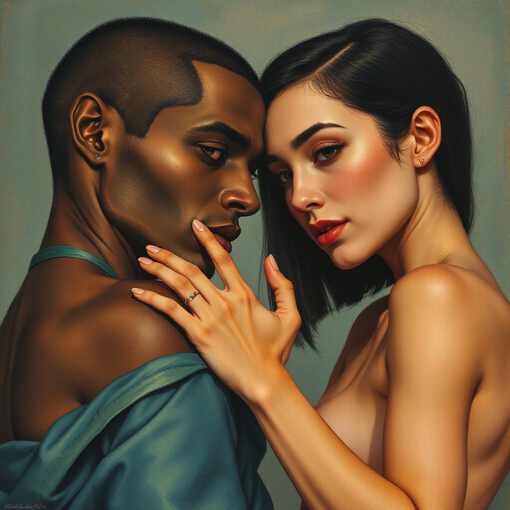 Surreal Androgynes Dancing in Tenebrous Style