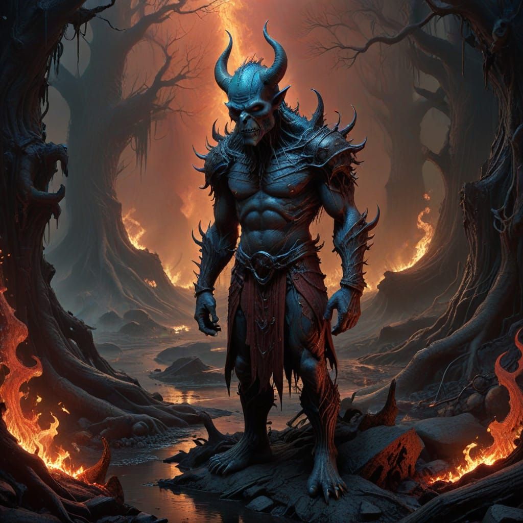 Dark Lord Smurf Illuminates Twisted Underworld