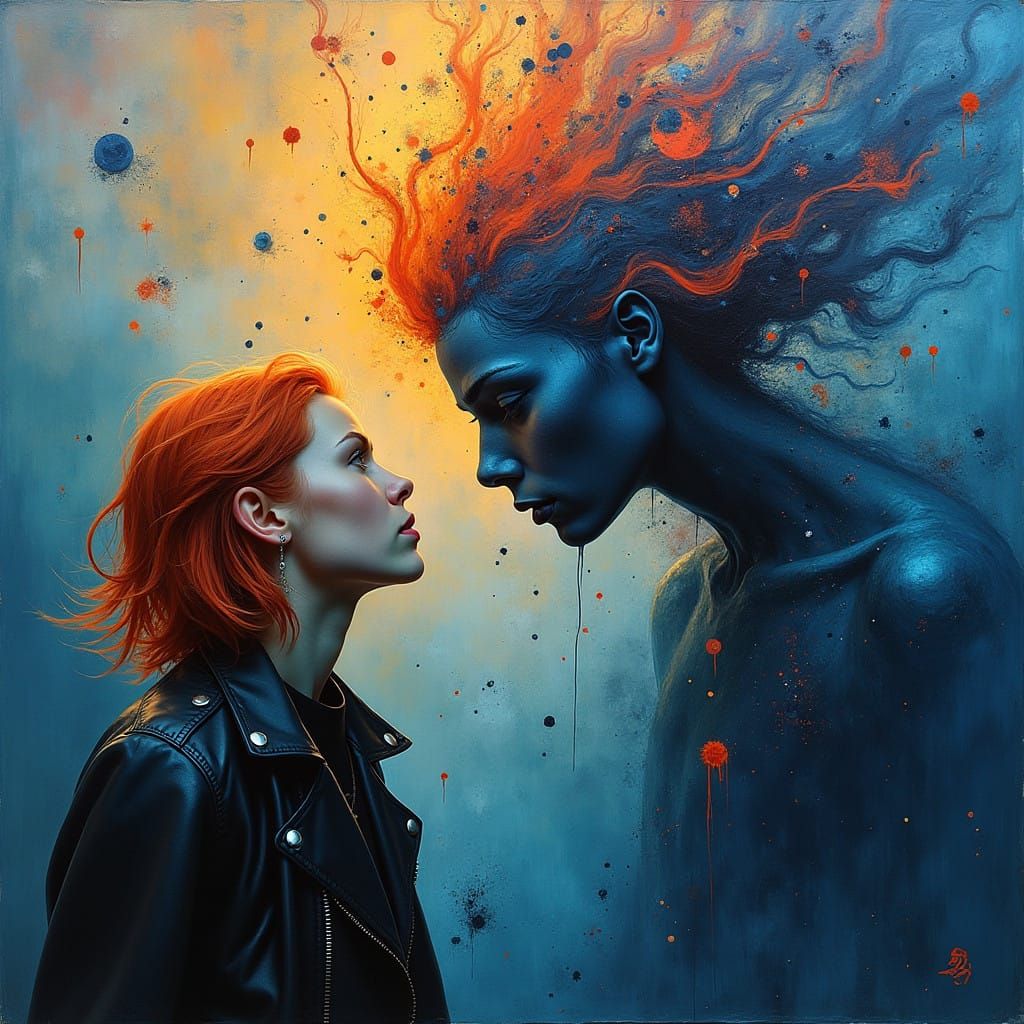 Ethereal Confrontation: Aporia Meets Climate Activist in Bol...