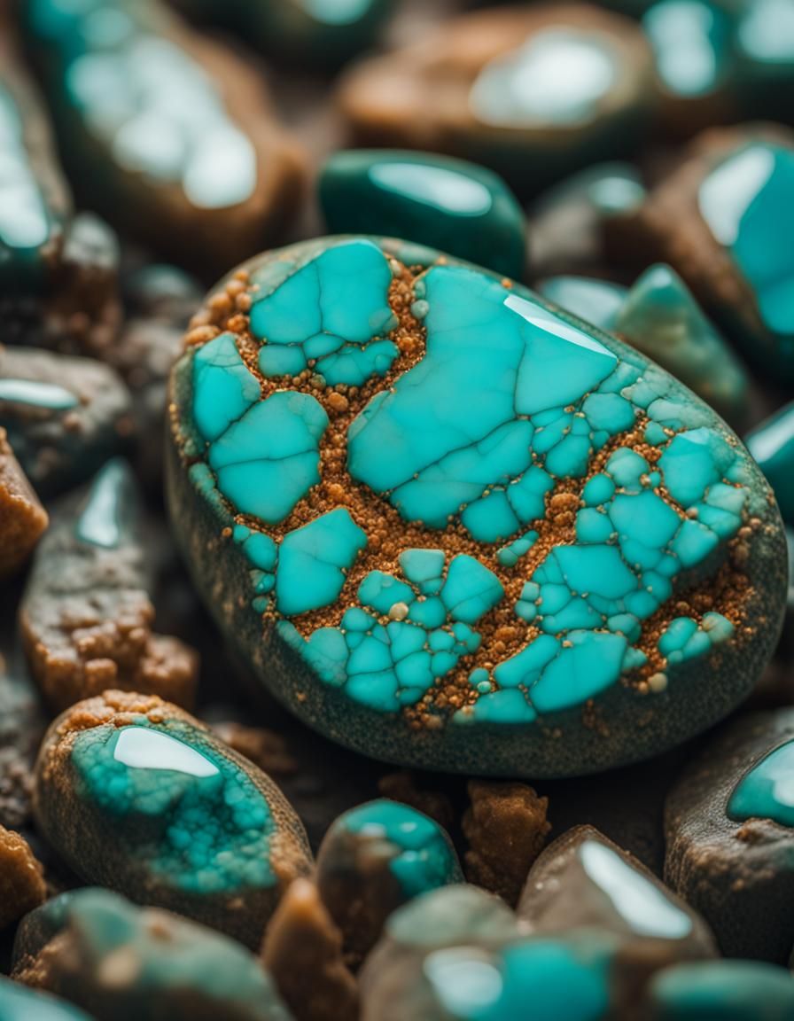 Close-Up: Inside a Turquoise Stone
