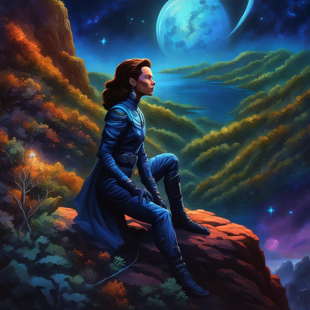 Fantasy Starscape: Roxann Dawson as B'Elanna Torres