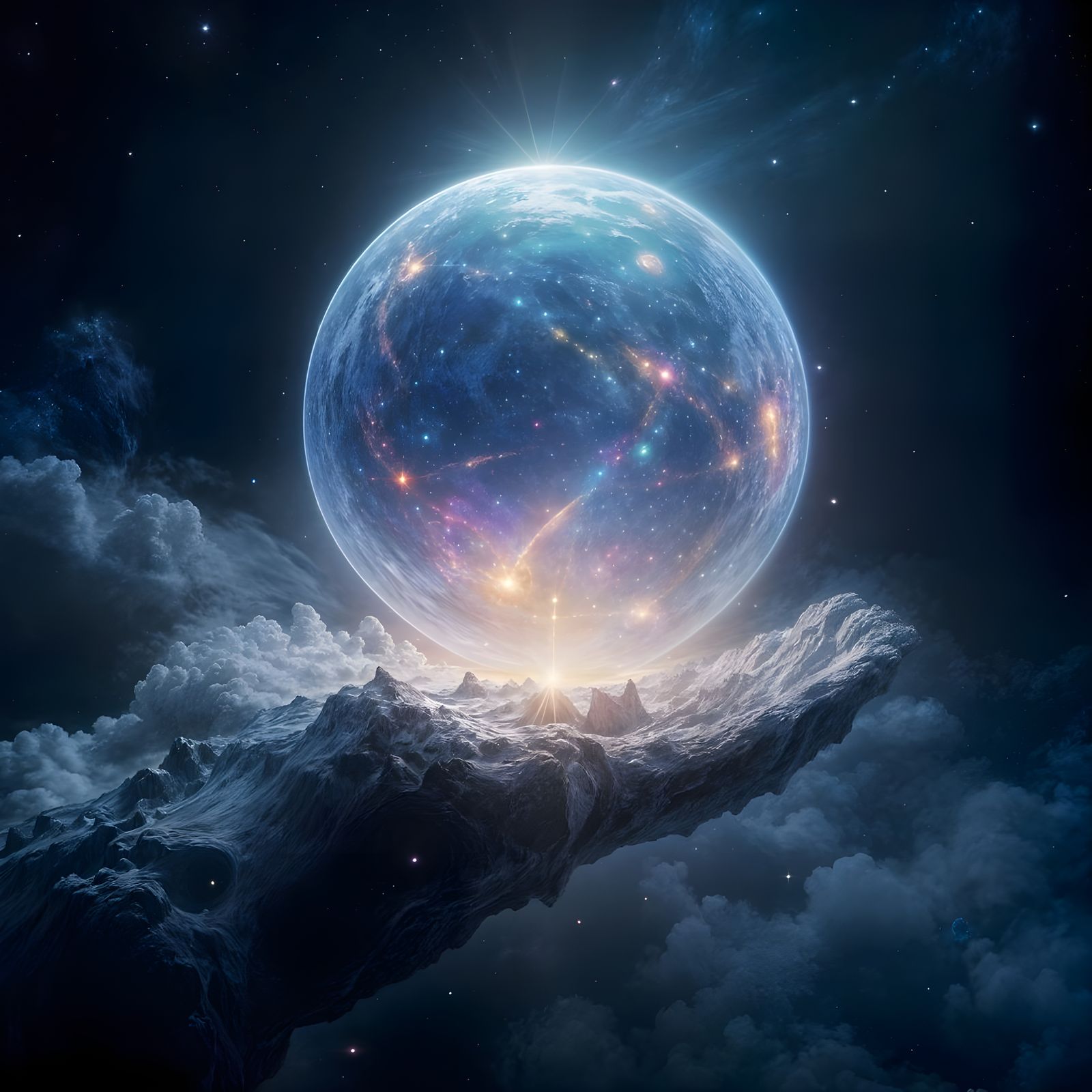 Radiant Omniverse Embodies Cosmic Balance