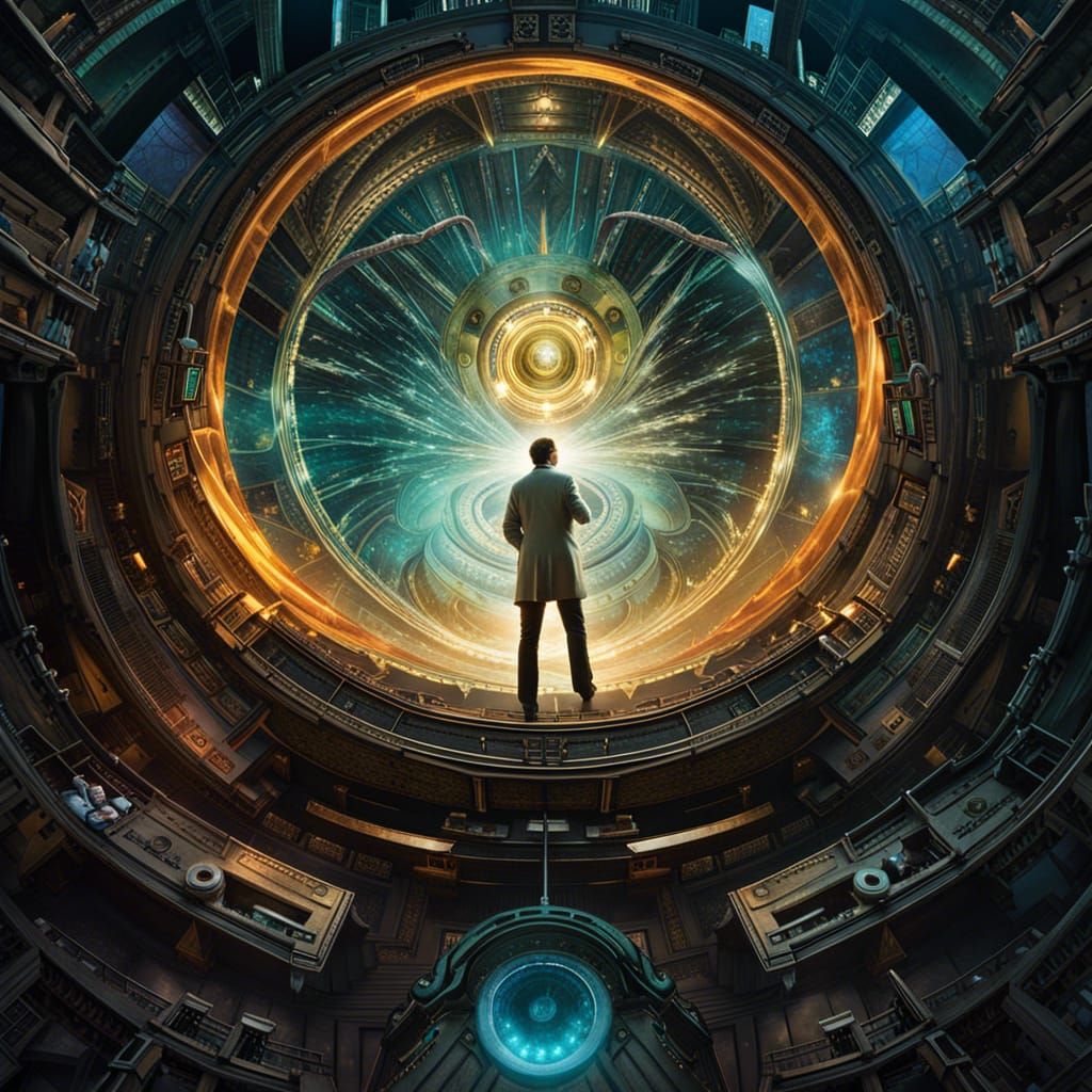 Mad Scientist Breaks Time in Surreal Experiment