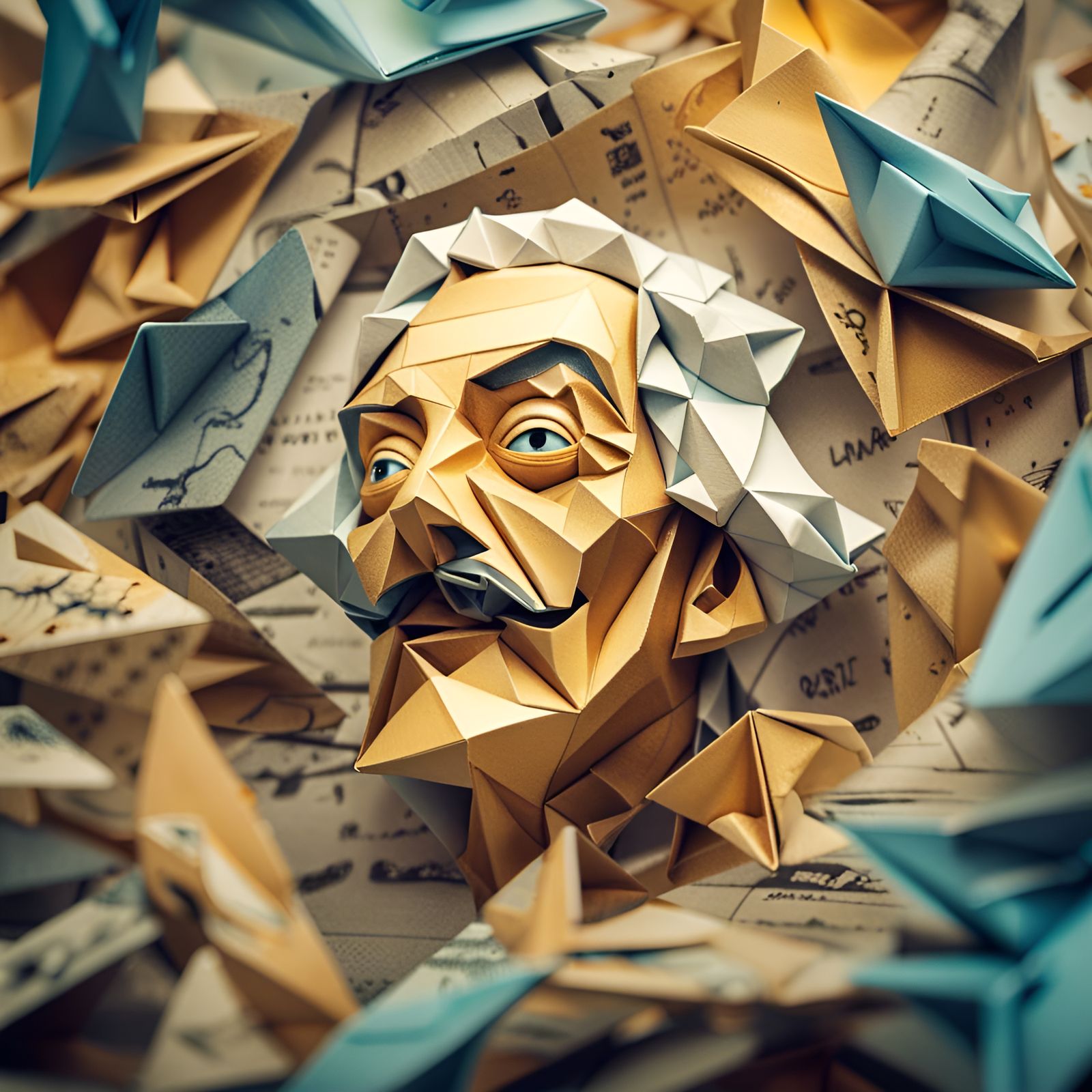Origami Salvador Dali