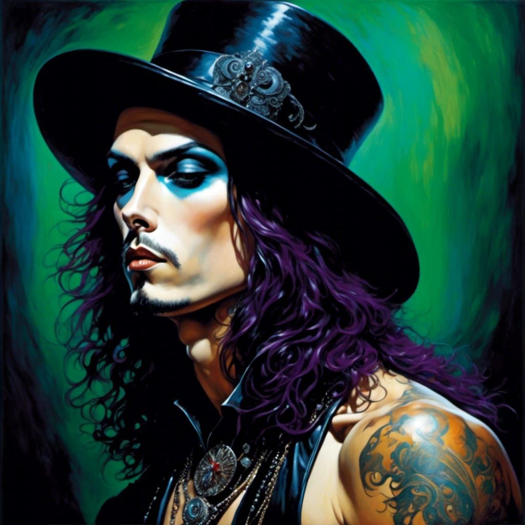 Brooding Portrait of a Poison Boy