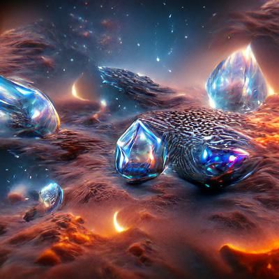 Diamond Galaxy: A Celestial Jewel