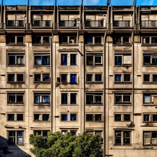 Apocalyptic Art Deco Hotel: Ruined Beauty