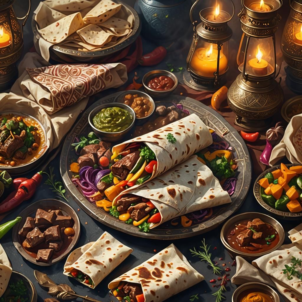 Fantasy Middle Eastern Lavash Concept Art