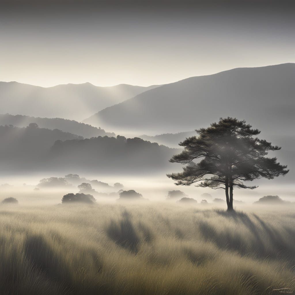 Soothing Morning Serenity in Photorealistic Detail