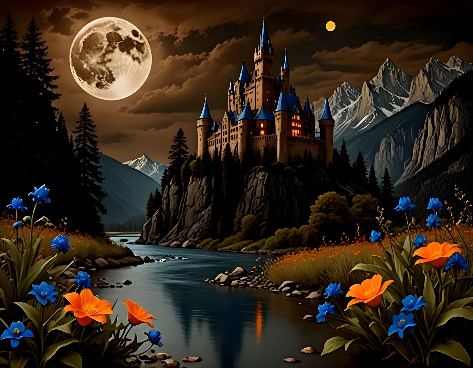 Castle on the the mountain