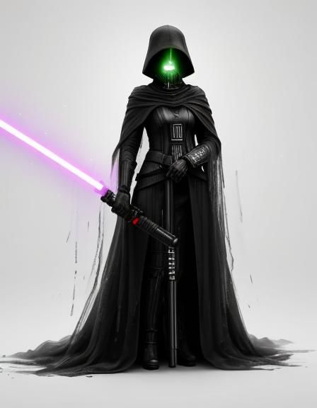 Sith Lord in Jungle: Dystopian Surrealism