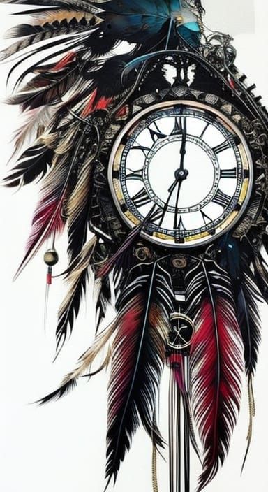dream-catcher clock II