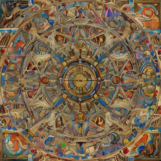 Colorful 3D Render of a Sculpted Anvil