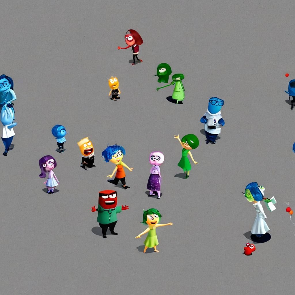 Inside Out: A Colorful Emotional Landscape