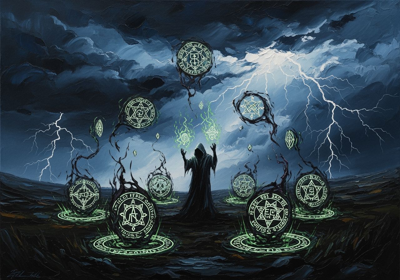 Dark Magic Ritual on Windswept Moor