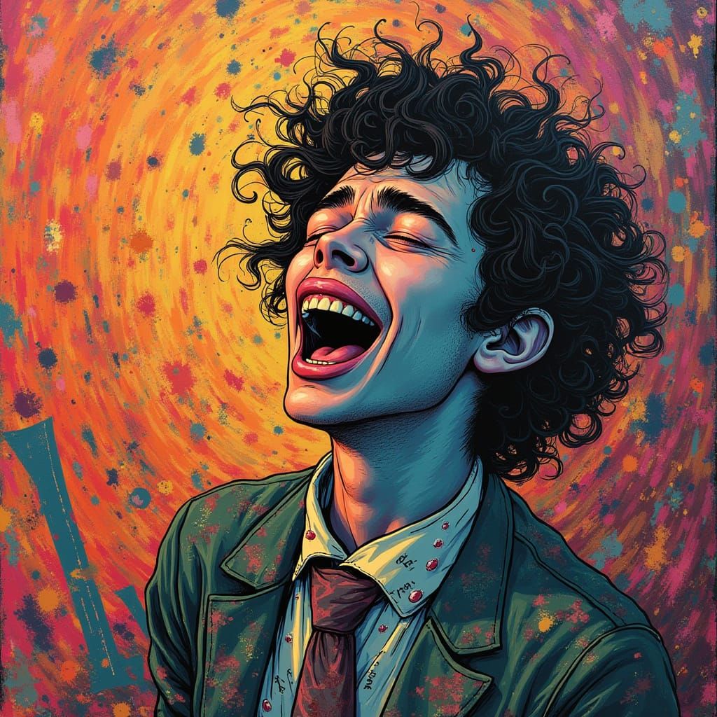 Laughing, crying, tumbling, mumbling,
Gotta do more, gotta be more
Chaos screaming, chaos dreaming
Gotta do more, gotta ...