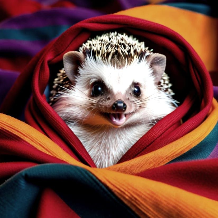 Happy hedgie