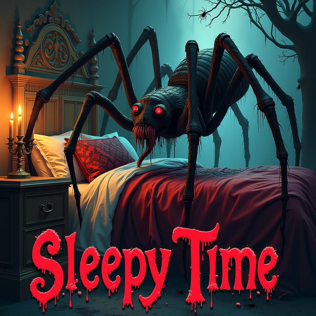 Gothic Horror: Grotesque Spider's Sleepy Time