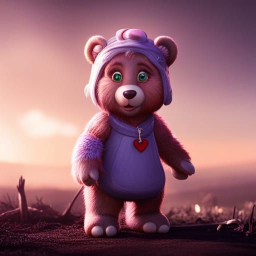 Grace The Human as a Real-Life Care Bear