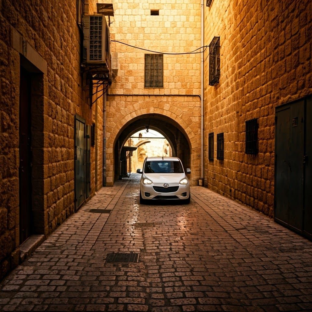 Opel Combo Drives Mystical Alleys of Old Safed