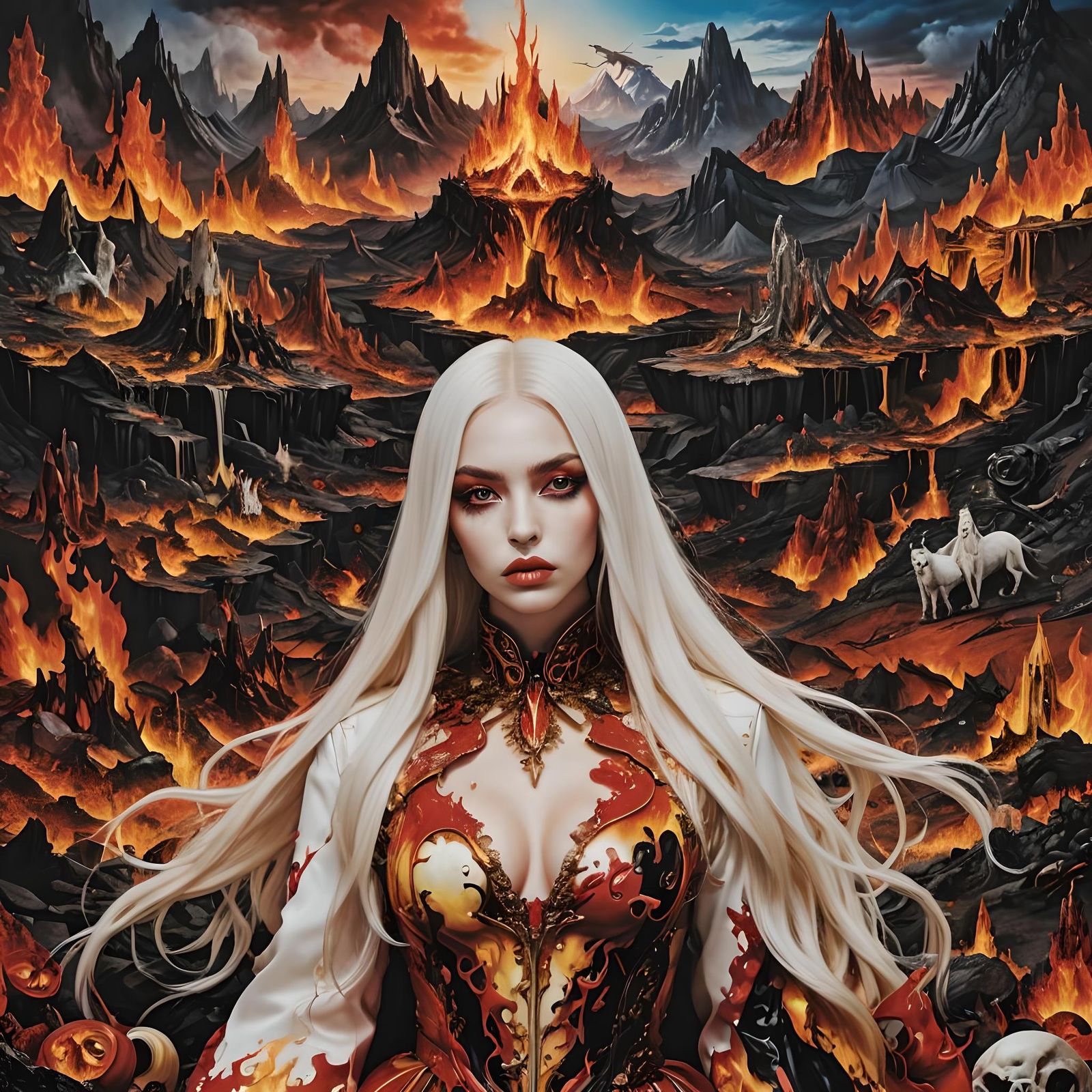 Heaven and Hell: A Pop Album Cover Design