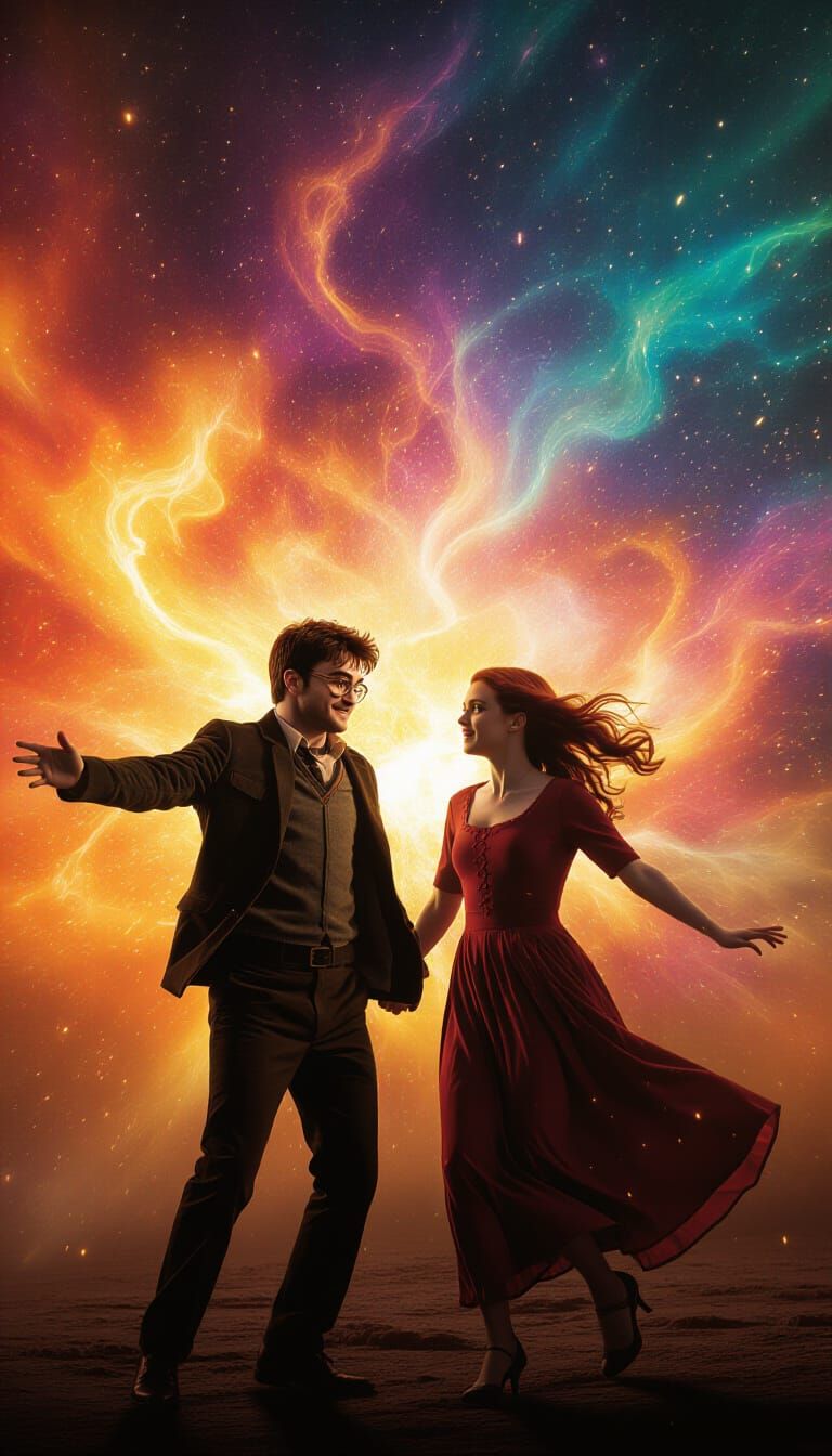 Magical Explosion with Film Grain Effect