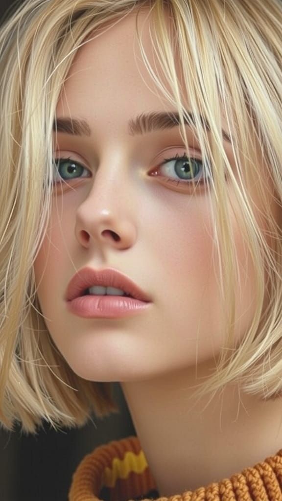 A Mysterious Gaze Invites the Viewer In