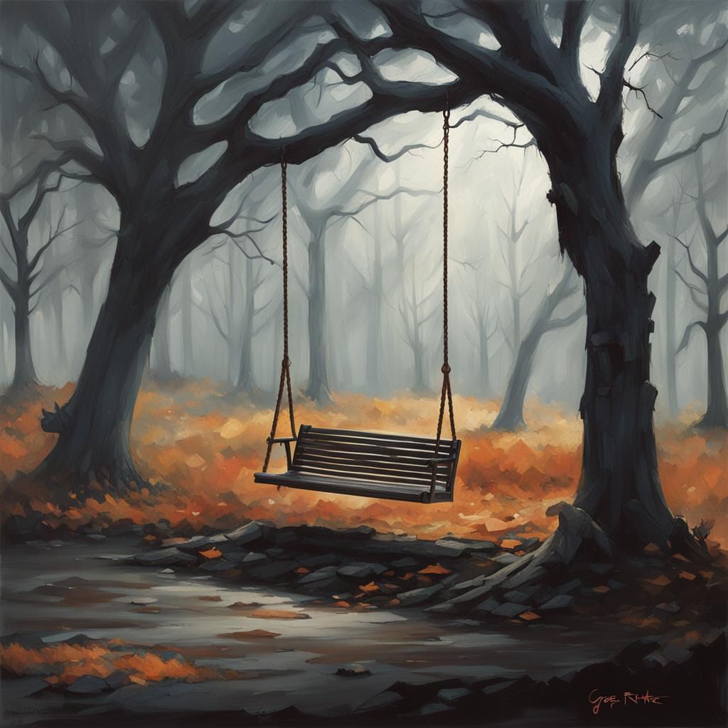 Sinister Empty Swing Inspired by Rutkowski