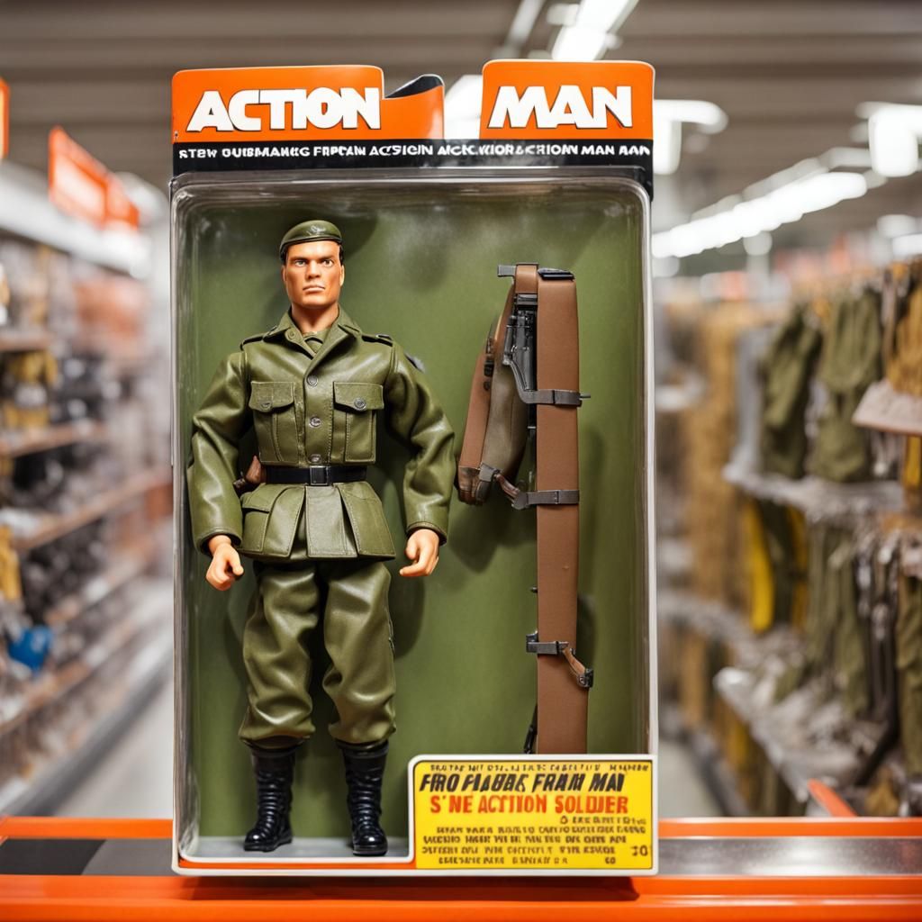 Action Man Toy Soldier in Original Packaging