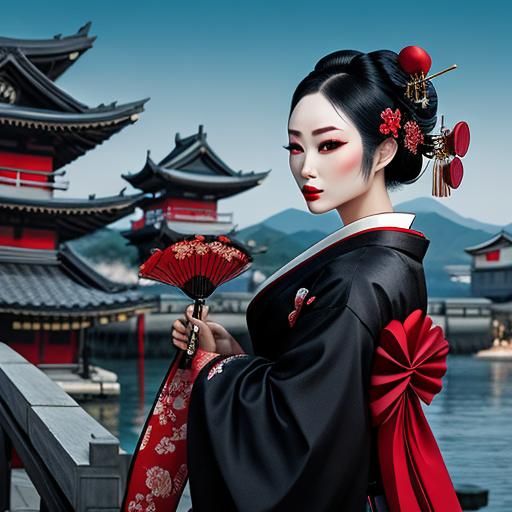 Geisha Assassin Portrait