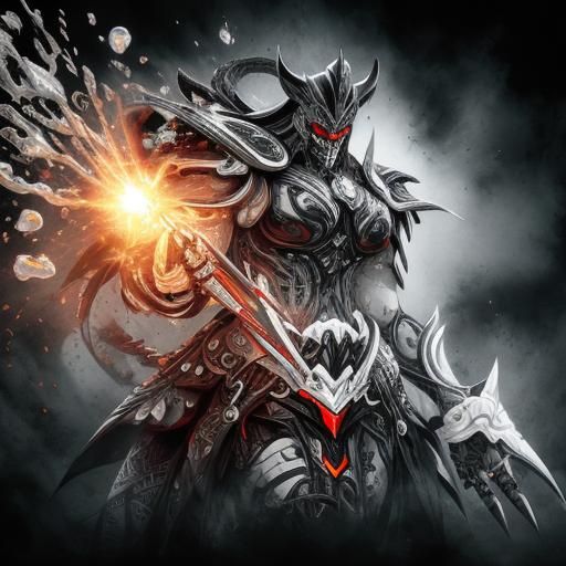 Monochrome Abstract: A Study in Black and White