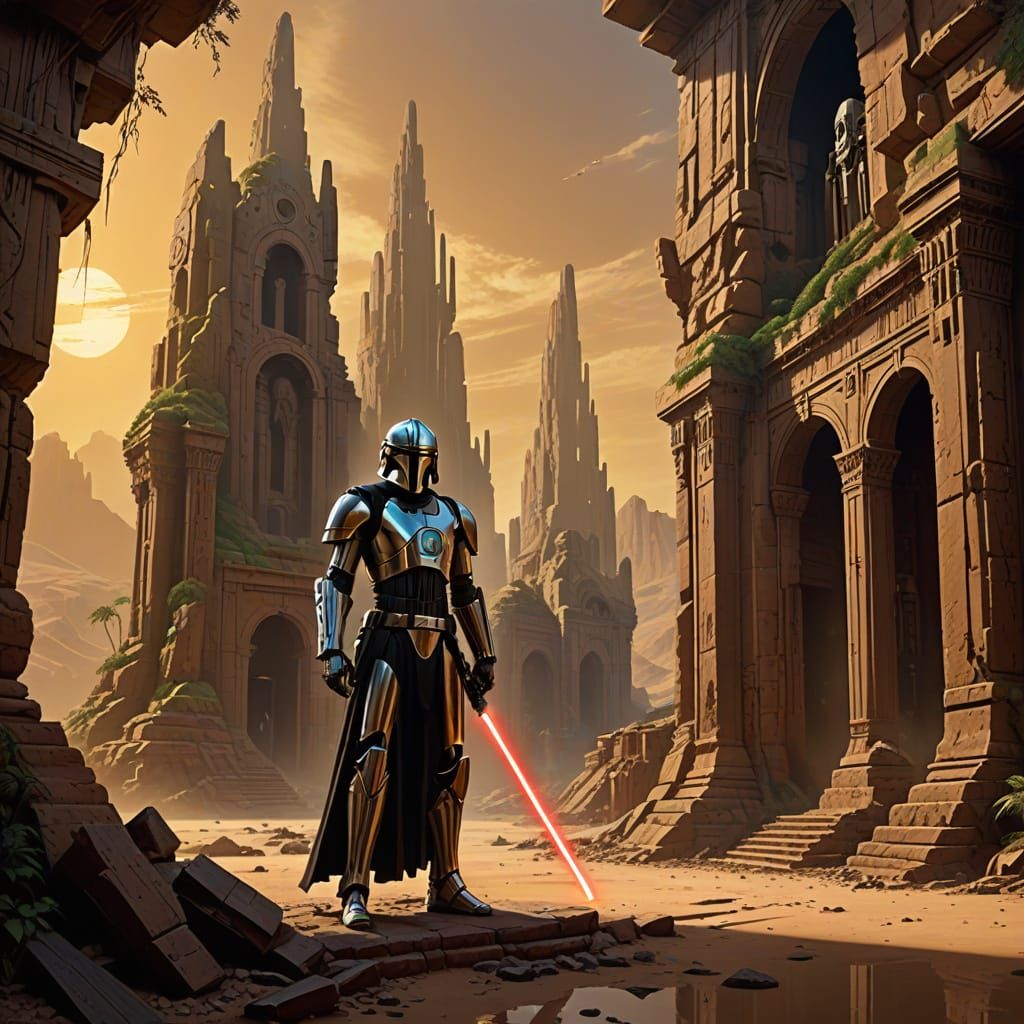 General Grievous in Ancient Ruins