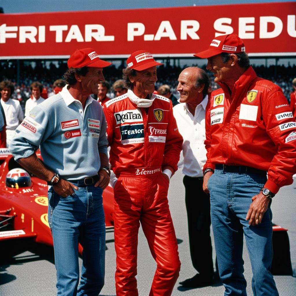 Formula 1 Legends Discuss Driving Techniques at Imola