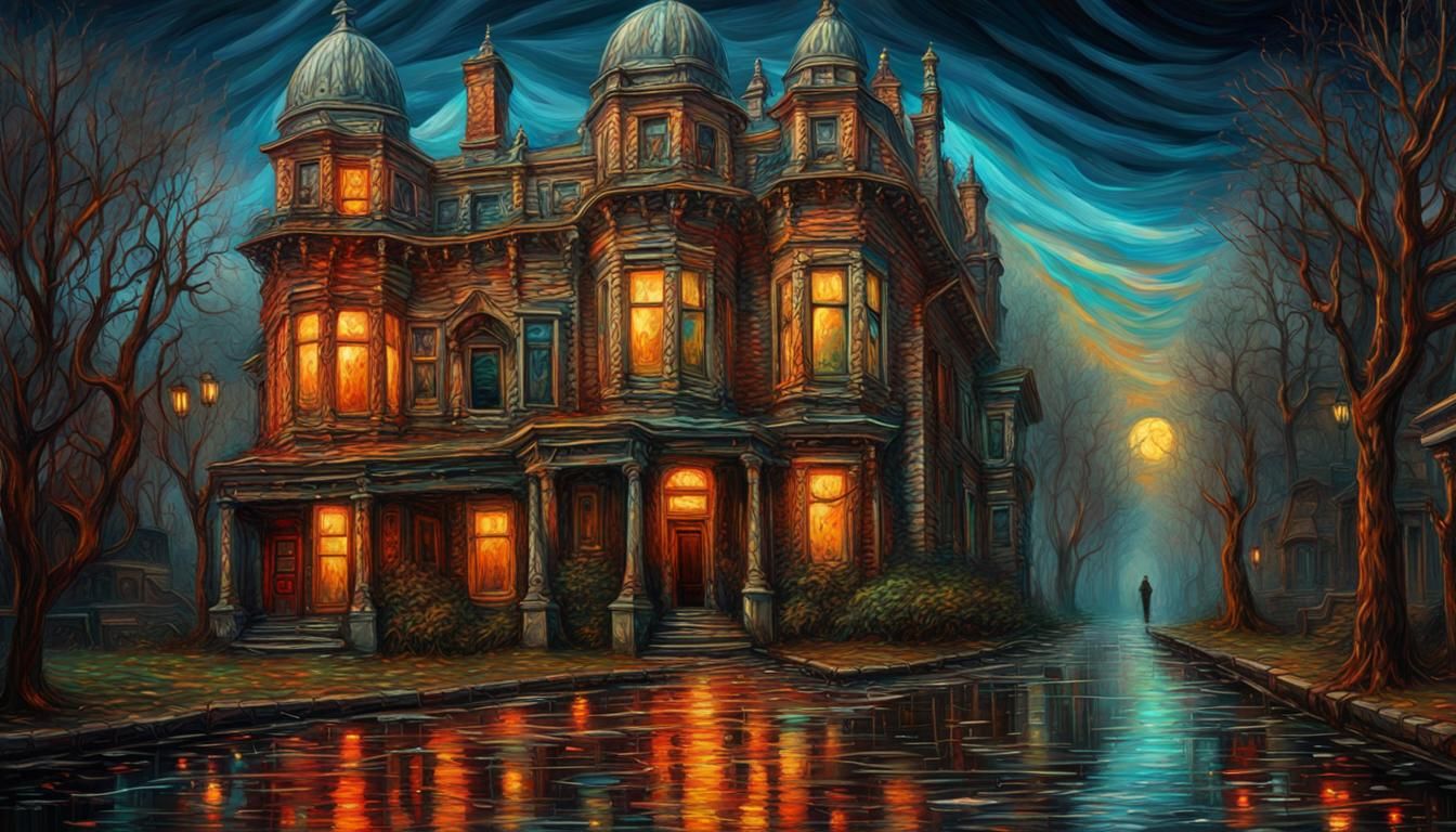 Haunted Dimensions in Hyperrealistic Digital Matte Painting