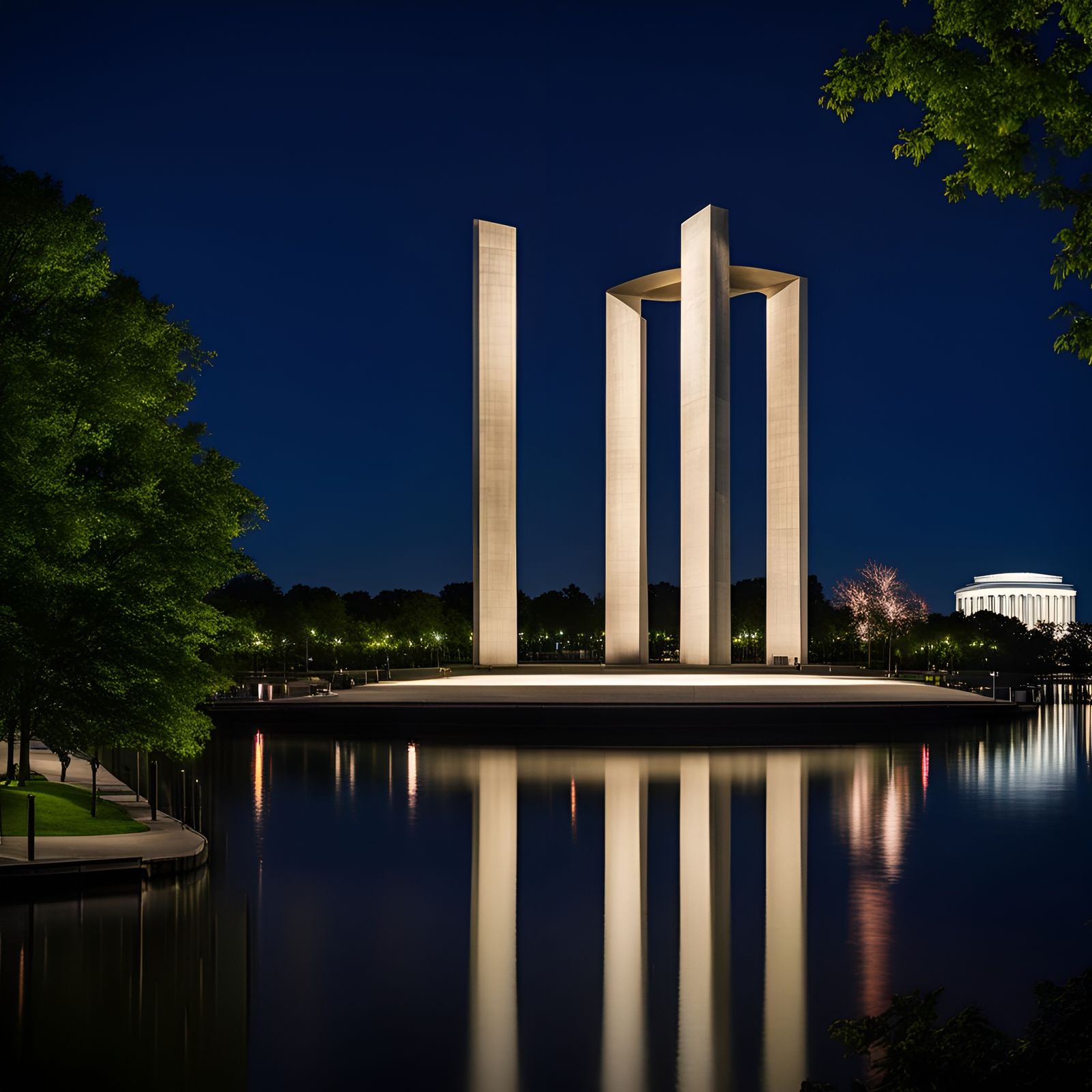 A proposed memorial that would be located at the Waterfront ...