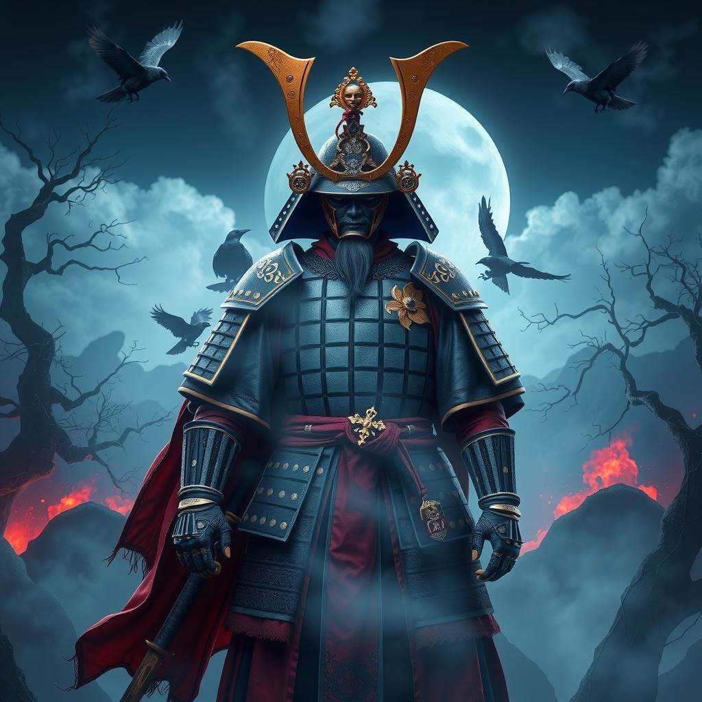 Lich King in Mystical Samurai Armor