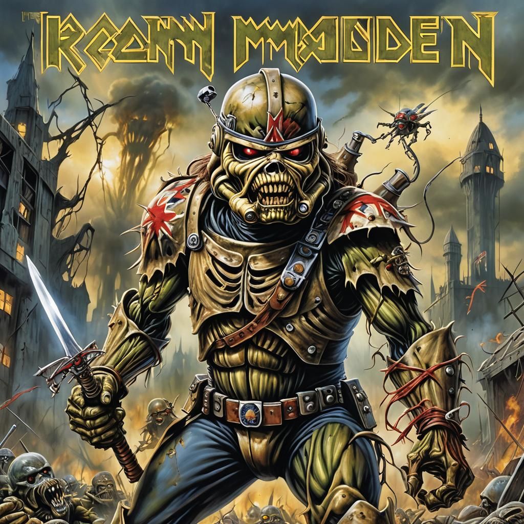 Iron Maiden's Eddie as The Trooper